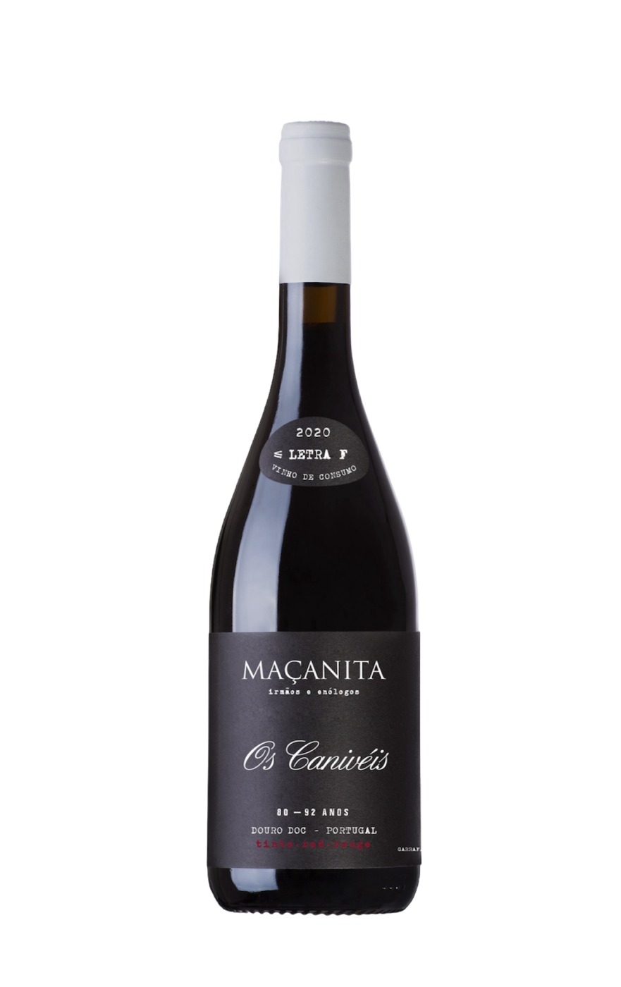 Maçanita Caniveis Douro, Maçanita Caniveis Tinto Douro, Maçanita Caniveis Vinho Tinto, Canivés Tinto Douro, Maçanita Letra F Tinto