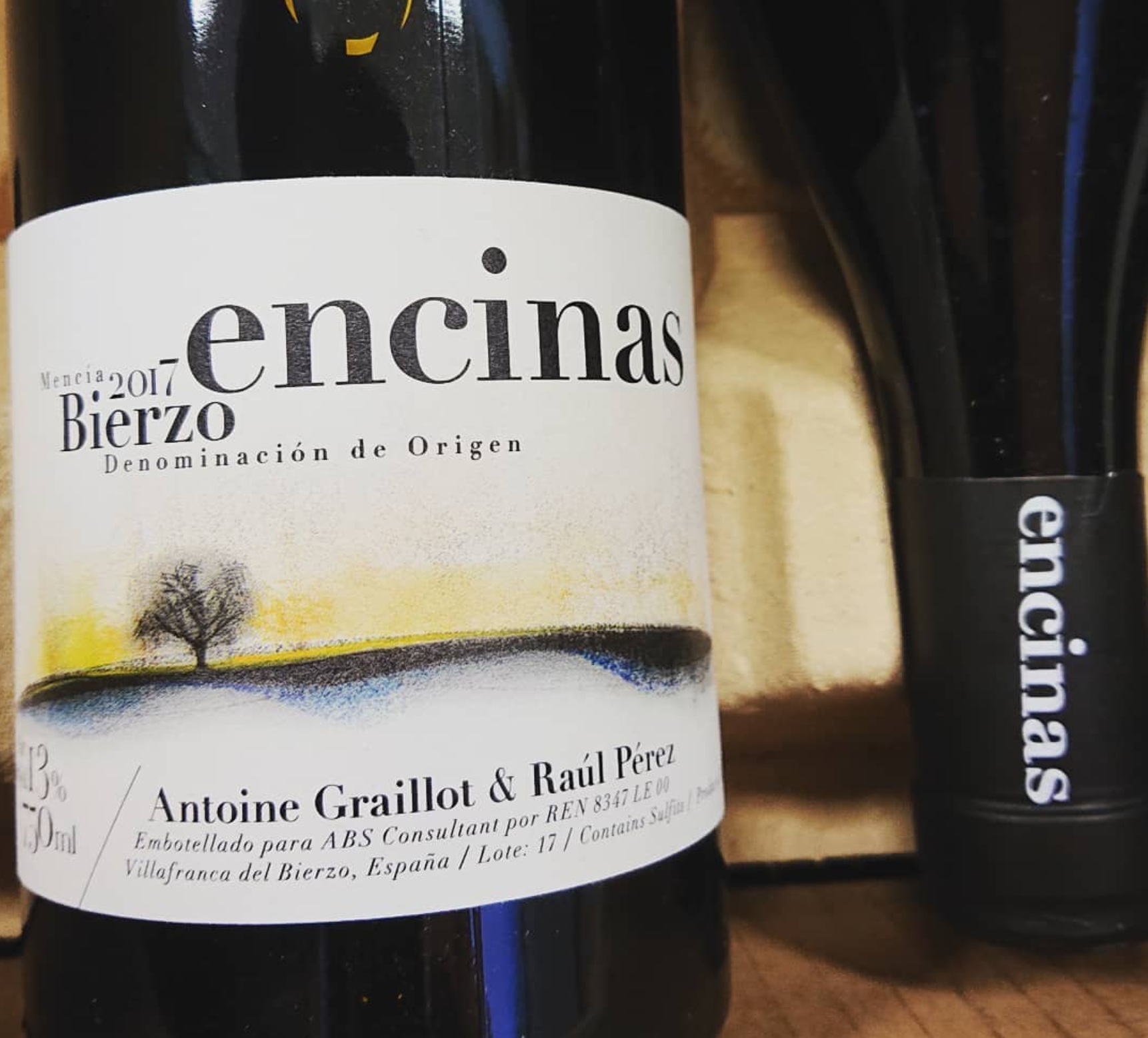 Antoine Graillot e Raúl Pérez, Encinas Bierzo, Raul Perez Encinas, Antoine Graillot Encinas, Vinho Tinto Encinas, Encinas Bierzo