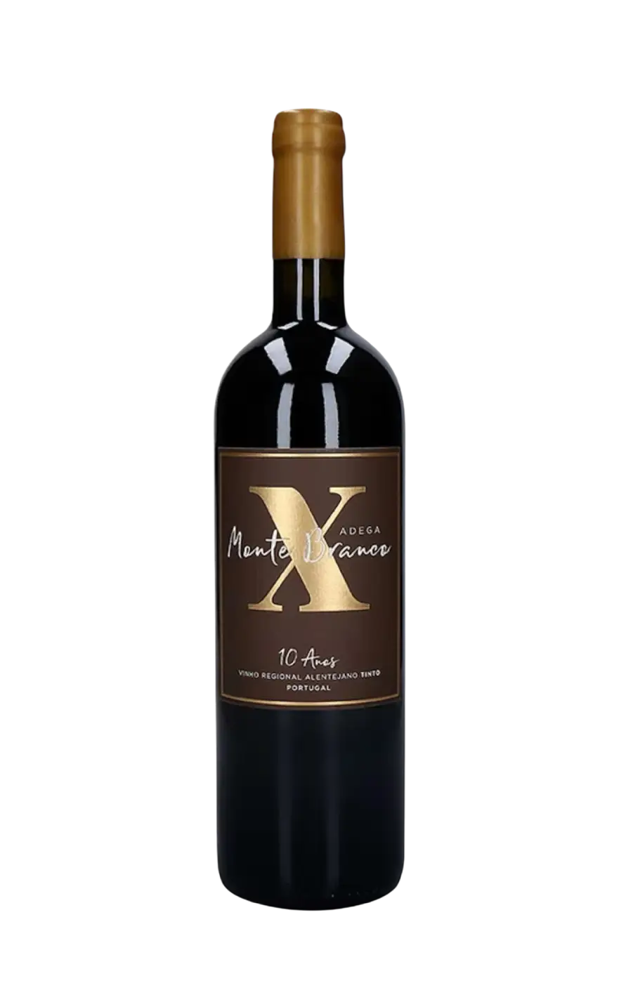 Adega do Monte Branco Tinto, Monte Branco Tinto 10 Anos, Vinho 10 Anos Monte Branco, Monte Branco X, Tourinto Premium Wines